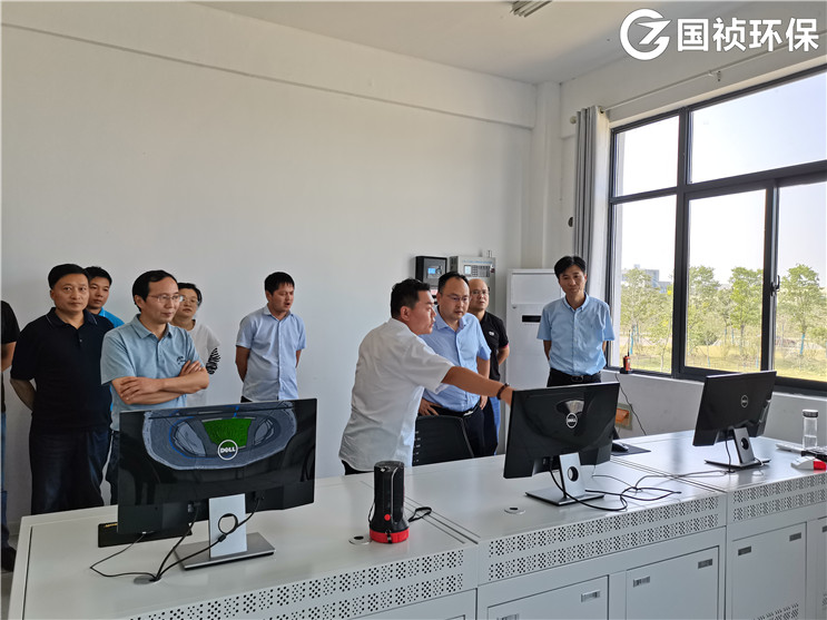 高新区生态环境局方明局长一行莅临国祯环？疾熘傅